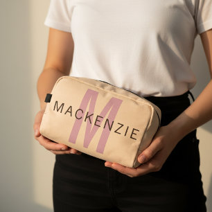 Toilette Trousse de Maquillage Personnalisée Monogramme Bei