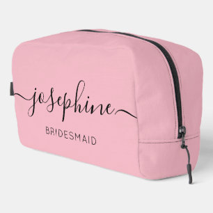Toilette Trousse de maquillage rose personnalisée pour demo