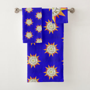 Toilettes Bleues Jaunes Stars