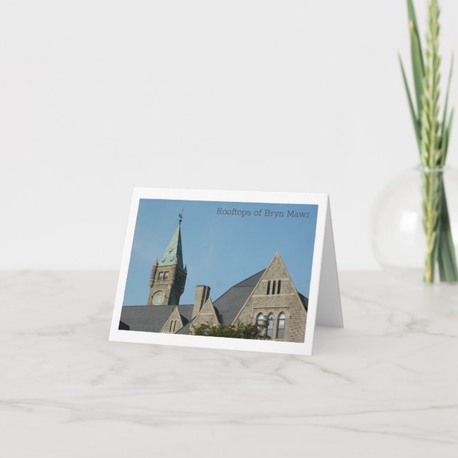 Toits de Bryn Mawr Taylor Hall (Devant)