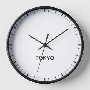 Tokyo fuseau horaire Salle de presse Style Horloge