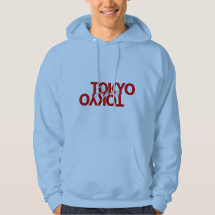 Tokyo Japon Rouge Réflexion Typographie Pullover 