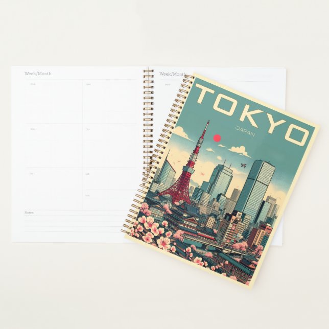 Tokyo Japon voyage cadeaux vintages (Devant avec enveloppe)