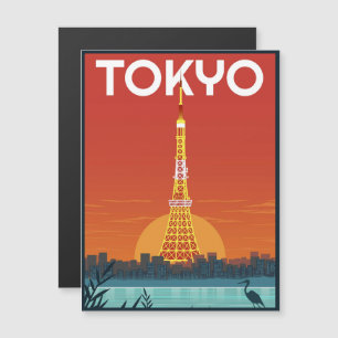 Tokyo Japon Voyage vintage cartes cadeaux magnifiq