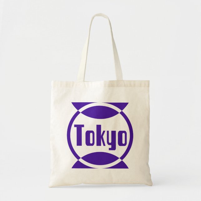 Tokyo Logo violet Conception #1 Sac (Devant)