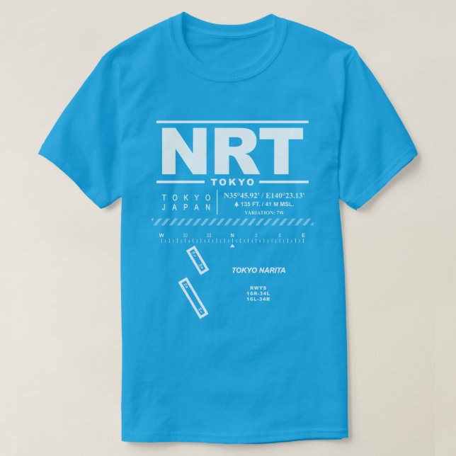 Tokyo Narita Airport NRT T-Shirt (Design devant)
