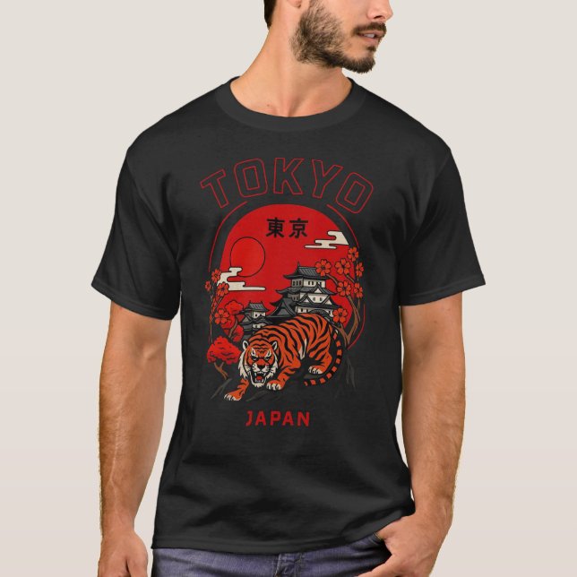 Tokyo Tiger T-Shirt Content (Devant)