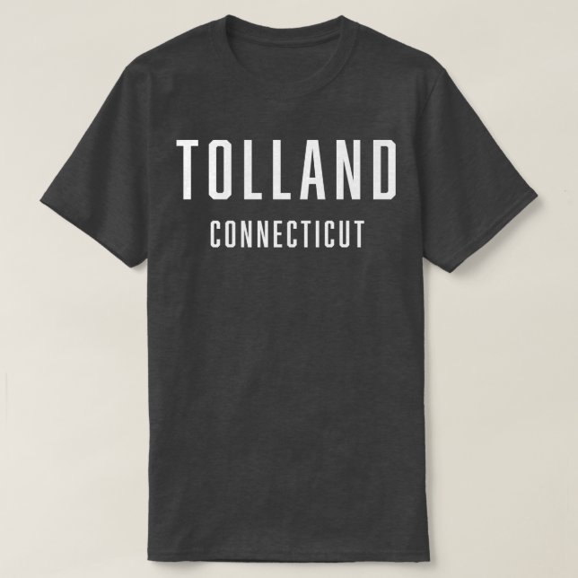 Tolland Connecticut TShirt (Design devant)