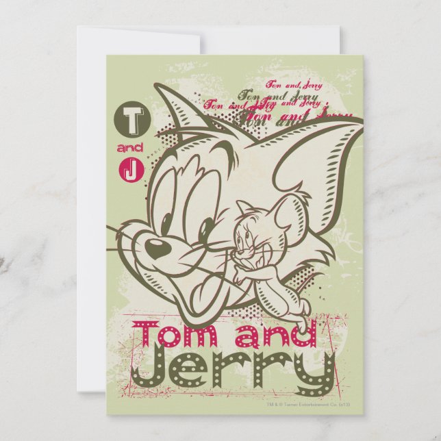 Tom et Jerry Pink et Green (Devant)