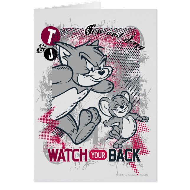 Tom et Jerry Regardez votre dos (Devant)