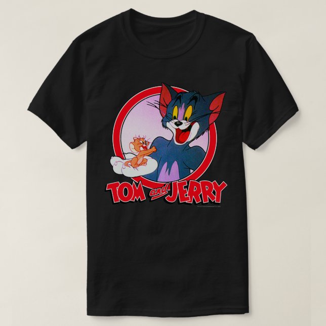 Tom Et Jerry Retro Style Portrait Pullover (Design devant)