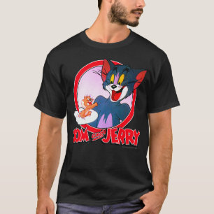 Tom Et Jerry Retro Style Portrait Pullover