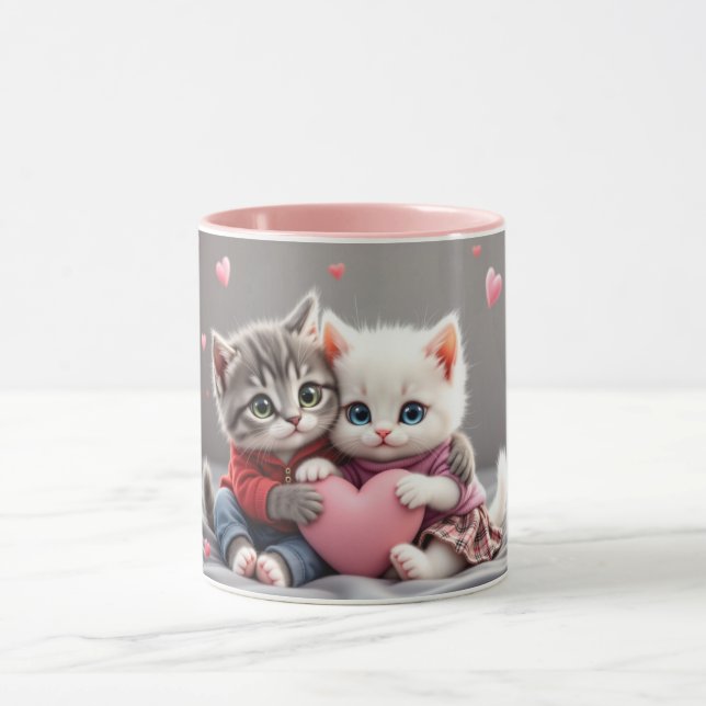 Tom & Luna – Valentine Cuddle Mug (Centre)