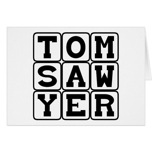 Tom Sawyer, Livre de Mark Twain (Devant horizontal)