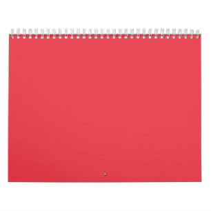 Tomate Rouge moderne mur calendrier personnalisé