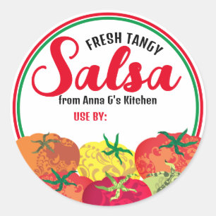 tomates colorées de mon étiquette cadeau de cuisin