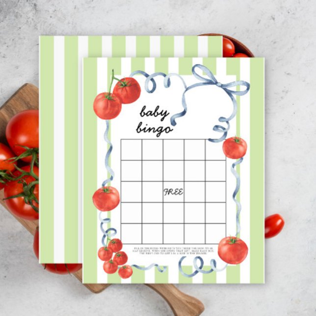 Tomates - Jeu de bingo Baby shower (Créateur téléchargé)