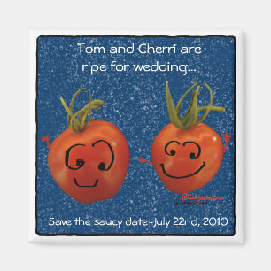 Tomates Mariages Magnet Réservez la date