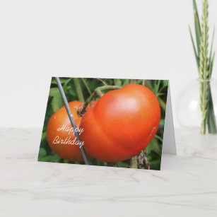 Cartes De Tomate D Anniversaire Zazzle Fr