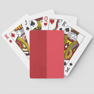 Tomato Red Split Personnalisé Cartes de Jeu