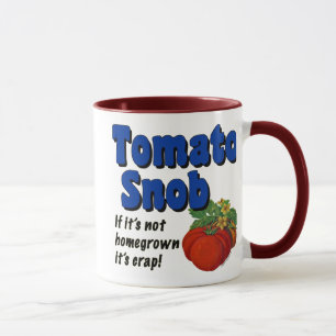 Tomato Snob Drôle Dire Mug Café