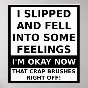 Tomber dans certains sentiments Drôle Poster