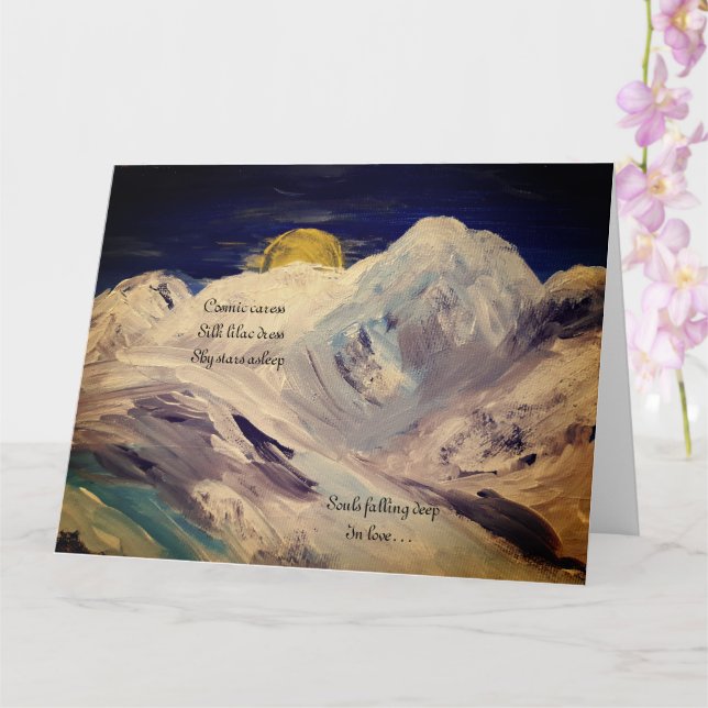 Tomber dans la carte amour (Orchidée)