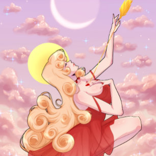 Tomber dans l'amour - Impression Gold Foil