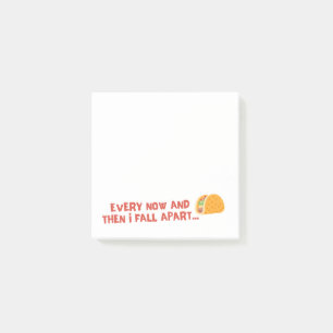 Tomber En Dehors Taco Drôle Post-It Notes