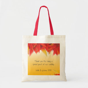 tomber rouge feuille merci sac