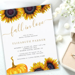 Tombez amoureuse de l'invitation de baby shower fl