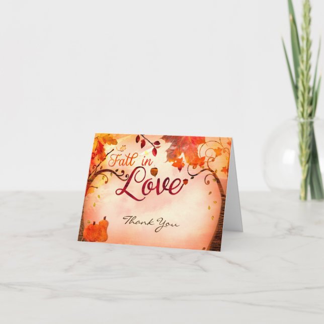 Tombez amoureux de l'automne fantaisiste Merci (Devant)
