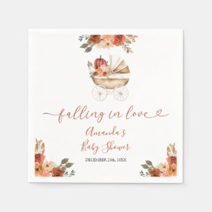 Tombez Amoureux Serviette en Papier Fleurie pour B