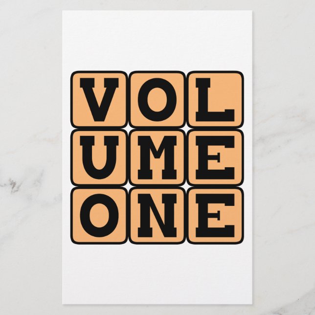 Tome un, Premier Volume (Devant)