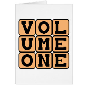 Tome un, Premier Volume