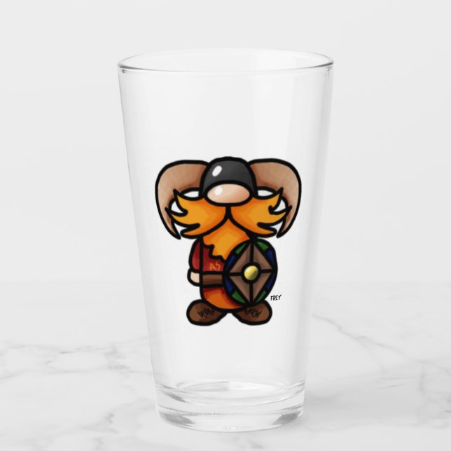 Tomte Viking en verre libre (Devant)
