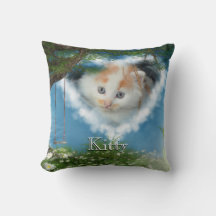 Ton chat photo dans le Coussin commémoratif des an