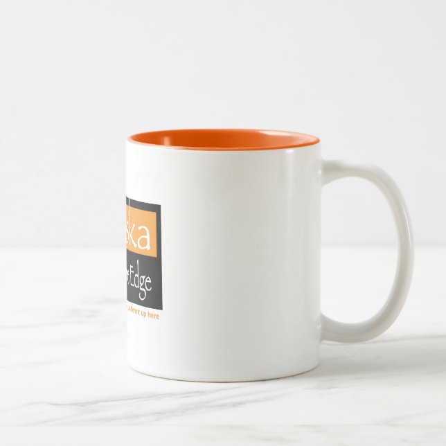 Ton de l'orange 2 tasse de 11 onces (Droit)