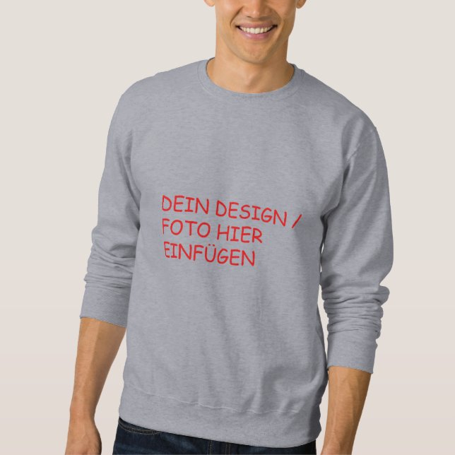 TON DESIGN/TEXTE/PHOTO M. Sweatshirt Pullover (Devant)
