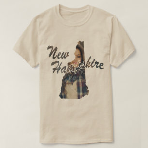 TON T-shirt En Forme De L'État Du New Hampshire