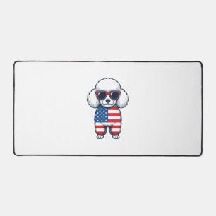 Tonde patriotique en lunettes de soleil Dessin vec