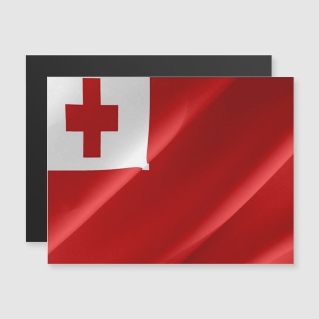 Tonga - Drapeau d'agitation - (Devant / Derrière)