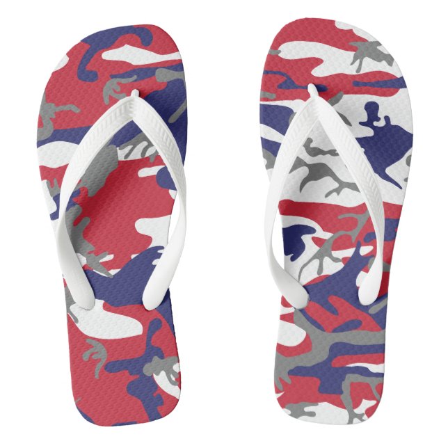Tongs 4th of July, Independence day, Camouflage Gray (Semelle)