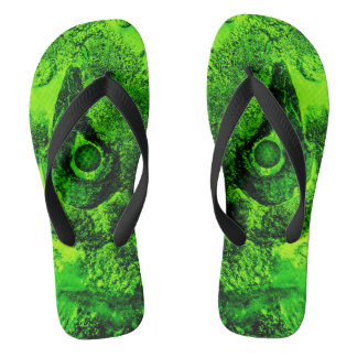 Tongs à la recherche de vert