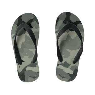 Tongs à motif camouflage pour enfants