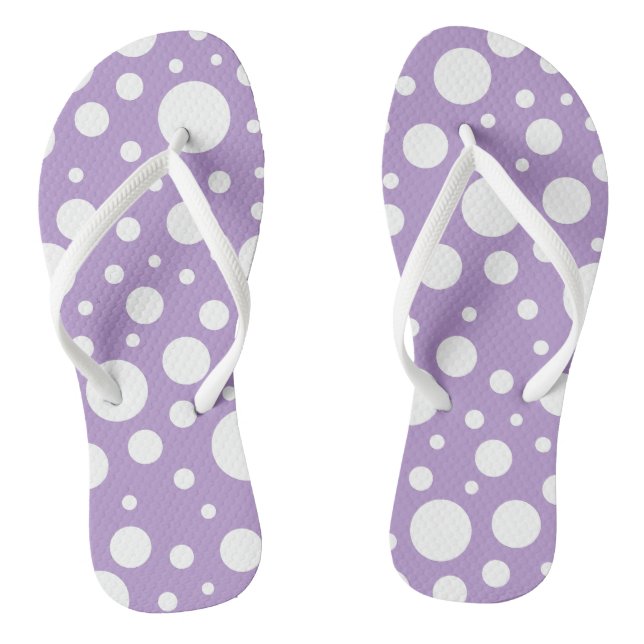 Tongs à taches violettes (Semelle)