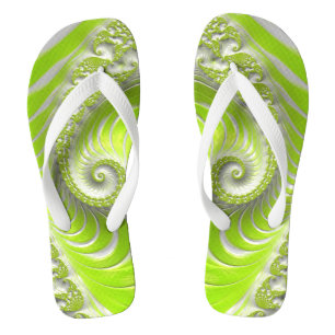 Tongs Abstract Lime Green