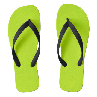 Tongs Abstraite chaux verte.