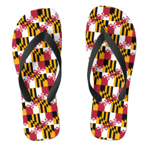 Tongs Affichage des couleurs du drapeau de l'état du Mar