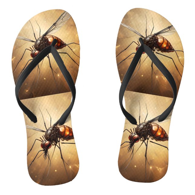 Tongs Ailes complexes : L'art fractal du moustique (Semelle)
